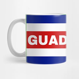 Guadalupe City in Costa Rican Flag Colors Mug